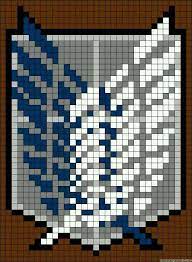 Pin By Dakota Ridley On Gift Ideas Pixel Art Grid Pixel Art Pattern Anime Pixel Art Mikasa ackerman is the adoptive sister of eren yeager, and is the main female protagonist of the series. pixel art pattern