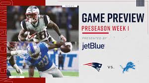 Game Preview Patriots At Lions