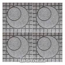 Gạch terrazzo mặt trăng ghi - Gạch lát vỉa hè .com.vn | Gạch terrazzo - Gạch  con sâu - Gạch Ziczac - Gạch Coric - Gạch lục giác - Gạch trồng cỏ