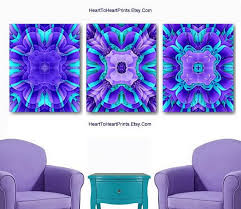 Purple Teal Wall Art Lilac Turquoise Art Prints Purple Teal Wall Art Purple Wall Art Turquoise Art
