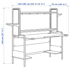 Check spelling or type a new query. Fredde Gaming Desk Black 185x74x146 Cm Ikea