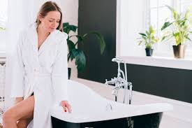 If you take a long time getting ready in the bathroom, the key is to live with someone in. Free Photo Blonde Girl Getting Ready In The Bathroom