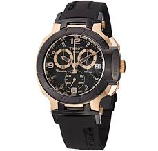 Black And Rose Gold Mens Watch Amazon Com Tissot Men S T048 417 27 057 06 T Sport Rose Gold Pvd Black Rubber Strap Watch Tissot Watches Chronograph Watch Men Watches For Men Watch Brands