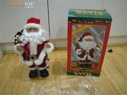 5 ft tall dancing singing santa claus taken apart!?! Animated Sing And Swing Santa Xmas Singing Dancing Santa Claus Malvern East Melbourne