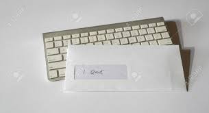 What should i write on the envelope of a resignation letter. I Quit Letter Inside White Envelope On Top Of Keyboard Employee Resignation Concept Stock Photo Picture And Royalty Free Image Image 165478617