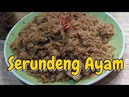 Resep Cara Memasak Serundeng Ayam Suwir Membuat Serundeng Kelapa Ayam Suwir Youtube In 2021 Cara Food