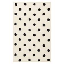 Black And White Polka Dot Rug Textured Dot Rug Polka Dot Rug Plush Area Rugs Rug Texture
