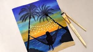 Easy Sunset Seascape Beach Painting Tutorial For Beginners Girl On Swing Painting Youtube 1001+ acrylic painting ideas to fill your spare time with. easy sunset seascape beach painting tutorial for beginners girl on swing painting