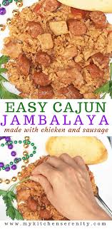 Chicken And Sausage Jambalaya Is A Family Favorite Boneless Skinless Chicken Thi Chicken And Sausage Jambalaya Jambalaya Recipe Easy Sausage Jambalaya Recipe