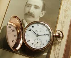 1920s Record Dreadnought Full Hunter Pocket Watch