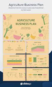 Template ppt business plan makanan. Customize This Agriculture Business Plan Presentation It S Full Of Illustrations Of Fruits Available As Google Slides Theme And Powerpoint Tem Ide Makanan Ide