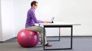 It looks like a giant ball that is filled with air and approximately two there are many methods on how to patch a yoga ball, but not all of them are effective. Chair Or Stability Ball What S Better To Sit On At Work Builtlean