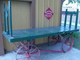 Railway Express Agency Baggage Cart La Mesa Depot Downtown La Mesa California Old Wagons Railroad Pictures Rail Train