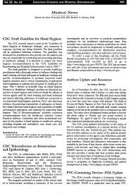 Public health clinics & services plus icon. Cdc Draft Guideline For Hand Hygiene Infection Control Hospital Epidemiology Cambridge Core