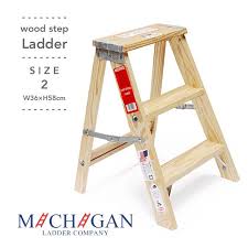 楽天市場 wood step ladder size 2 ウッドステップラダー サイズ2 michigan ladder ミシガンラダー 木製 脚立 ディスプレイラック 踏み台 あす楽対応 東海 play design play 木製 脚立 脚立 踏み台
