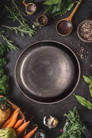 Food Background With Empty Plate Food Menu Design Food Photography Background Food Backgrounds