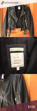 Zara Leather Jacket Great Condition Soft But Quality Heavy Zara Trf Outerwear Leather Jacket Size Small And D Zara Leather Jacket Zara Leather Leather Jacket