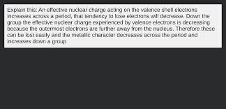 Metallic Character Of Third Row Elements: Meaning, Trend, Factors Affecting