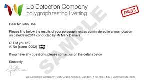 A lie detector test will become ineffective if too many questions, or too many different questions, are asked. Create A Lie Detection Test Certificate By Fakeliedetector Fiverr