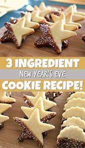 New Year S Eve Cookies Easy 3 Ingredient New Year Butter Cookies For New Year S Eve Partie New Years Eve Dessert Butter Cookies Easy Butter Cookie Recipe Easy