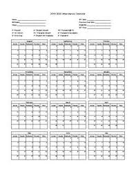 Track Your Student S Speech Or Ancillary Service Attendance On This Easy To Use Calendar Ke In 2020 Student Attendance Sheet Attendance Sheet Template School Calendar