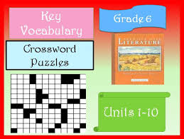 Themed crossword puzzles with a human touch. Prentice Hall Literature Sixth Grade Vocabulary Crossword Puzzles Unit 1 10 Teaching Resources