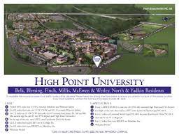 Map Of High Point University Move-In Map For All Other Residents - High Point University