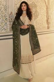 This sharara dress is perfect for mehndi, barat or walima wedding ceremony. Sharara Salwar Suit Sharara Suits Online Shopping Readymade Sharara Kameez Dress On Fabja