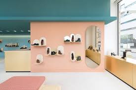 Des Ailes Aux Pieds Shoe Shop Margaux Keller Design Studio Ailes Aux Des Design Keller Marg Store Design Interior Shoe Store Design Store Interiors