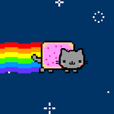Nyan Nyan Nyanko Nyancat Gif Nyan Cat Nyan Nyan Pixel Art Background