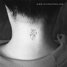 Download 90,046 body outline stock illustrations, vectors & clipart for free or amazingly low rates! Little Tattoos Anatomical Heart Outline Temporary Tattoo Get It
