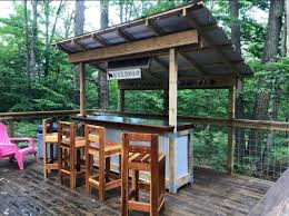 Bar area for outdoor entertaining. 25 Smart Outdoor Bar Ideas