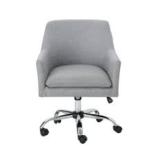 Some of these are even inflatables and. Noble House Johnson Mid Century Modern Gray Fabric Adjustable Home Office Chair With Wheels 53040 The Home Depot
