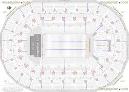 mts centre detailed seat row numbers end stage concert