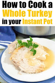 Instant pot will beep and display will say off. Instant Pot Pressure Cooker Turkey Ninja Foodi Turkey