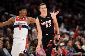 Duncan robinson is an american professional basketball player who plays in the national basketball association (nba).as of 2020, duncan mcbryde robinson currently plays for the miami heat as their power forward. Miami Heat S Duncan Robinson On Fundraiser Finding His Voice
