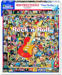 Bruce springsteen is a rock 'n' roll icon from the great state of new jersey. Rock N Roll 1000 Piece Jigsaw Puzzle White Mountain Puzzles