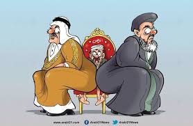 اليمن بين السعودية و إيران caricature