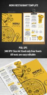 Design beautiful wedding menu cards that will have your clients or loved ones raving! Cafe And Restaurant Template Menu Card Design Menu Restaurant Food Menu Design