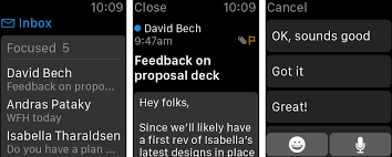 Notes can be tagged and sorted in a variety of ways, but those features are microsoft's powerpoint app for ios comes with a watchos version that makes the apple watch act just like a presentation remote, allowing users to advance. Outlook S Apple Watch App Updated With Replying From Your Wrist All New Glance And More