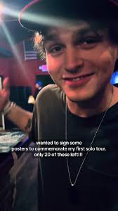 Exclusive Jonah Marais Poster Signing Opportunity