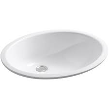 Kohler kitchen sinks come in a variety of styles, designs and materials. Kohler Caxton Vitreous China Undermount Bathroom Sink In White With Overflow Drain The Home Depot Canada