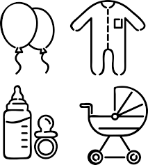 Putih hitam (icon packs) (tema) memiliki latar belakang kartun, ikon aplikasi putih hitam, wallpaper hiasan kartun dan efek digital imut. Gambar Kartun Bayi Hitam Putih Clipart Full Size Clipart 5620246 Pinclipart