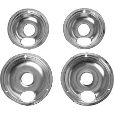 Drip pans that are the wrong size or shape and do not seat correctly can cause the stove's burner to not sit level. Ge Drip Bowl Set For Electric Ranges 4 Pack Ao68c The Home Depot