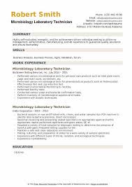 To learn how to use the aseptic technique and to become familiar with growing bacteria. Microbiology Laboratory Technician Resume Samples Qwikresume