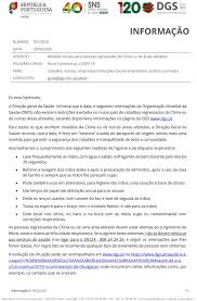 Suspected, probable and confirmed cases. Informacoes Da Dgs Sobre O Novo Coronavirus Covid 19 Junta Freguesia De Alfragide