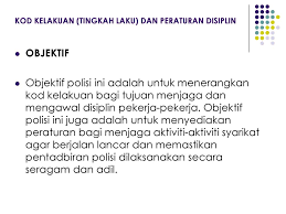 Keuntungan turun, pekerja membenci pekerjaan mereka dan pengurusan kehilangan kawalan kakitangan. Kod Penal Kod Kelakuan Peraturan Disiplin Ppt Download