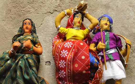 Handmade Jhabua Fabric Doll - I | Bhil | Gaatha