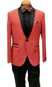 Browse discounted men's suit brands, styles & selection. Men S One Button Shawl Lapel Coral Prom Wedding Tuxedo