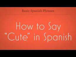 How to say you're welcome in spanish 18 steps with pictures. How To Say Cute Spanish Lessons Youtube